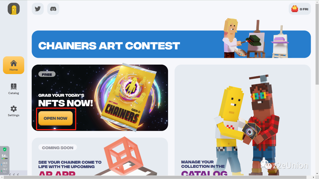 空投埋伏：链游 CHAINERS撸NFT+代币