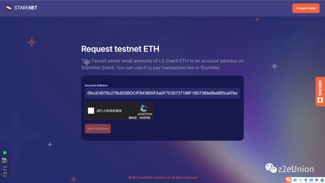 空投埋伏:StarkNet Social 测试网教程