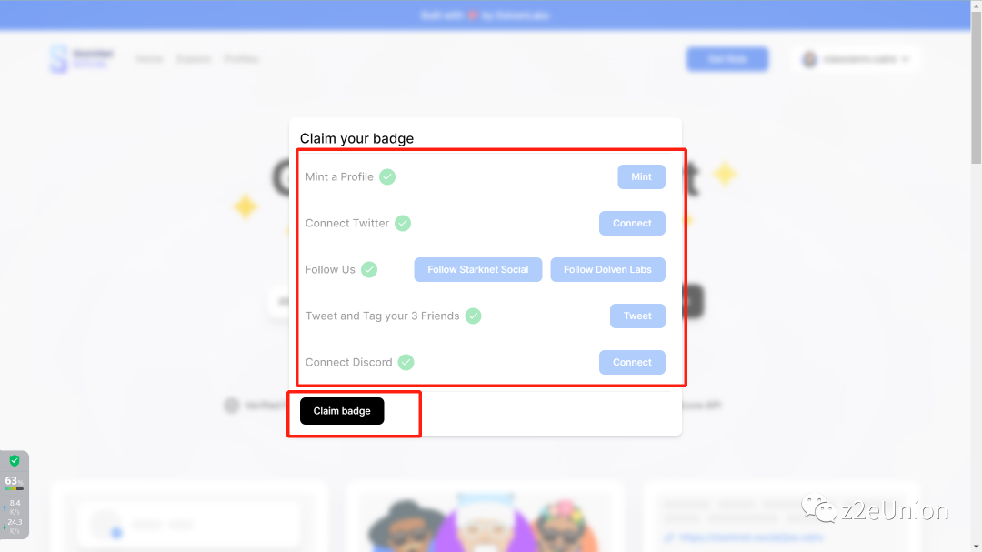 空投埋伏:StarkNet Social 测试网教程