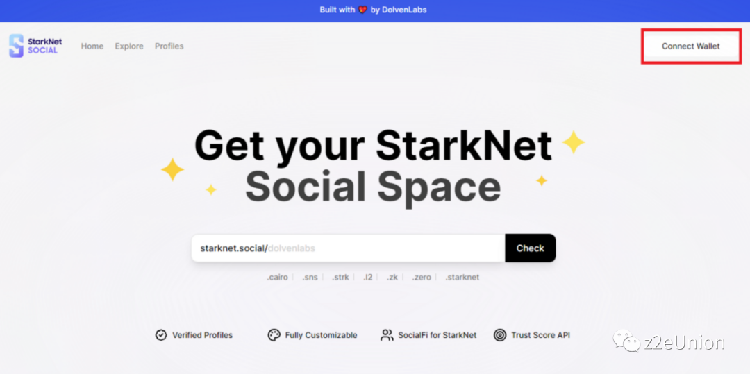 空投埋伏:StarkNet Social 测试网教程