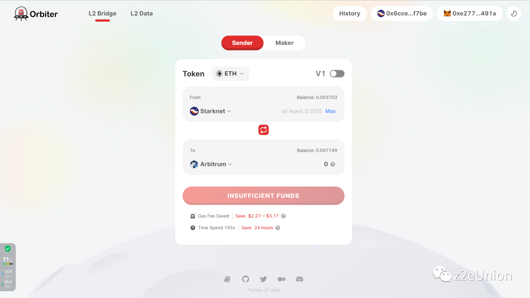 Starknet主网交互撸空投最新完整版教程