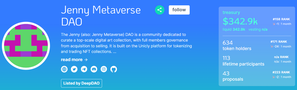 NFT能让DAO更好的共治吗？