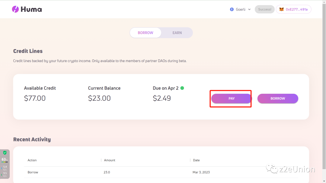 830 万美元融资的Huma Finance 测试网空投教程(明牌空投)