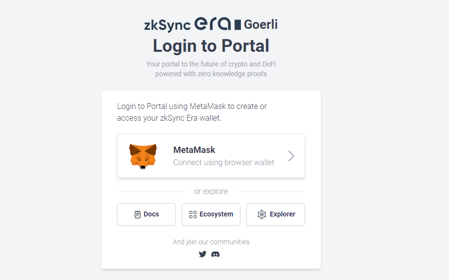 ZKsync测试网交互网站列表