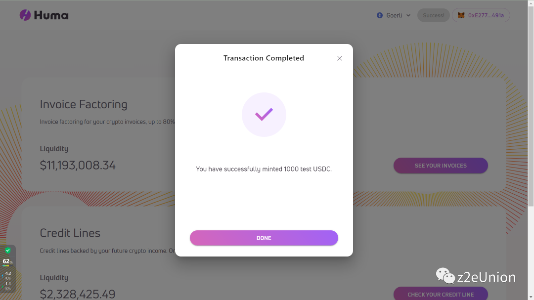 830 万美元融资的Huma Finance 测试网空投教程(明牌空投)