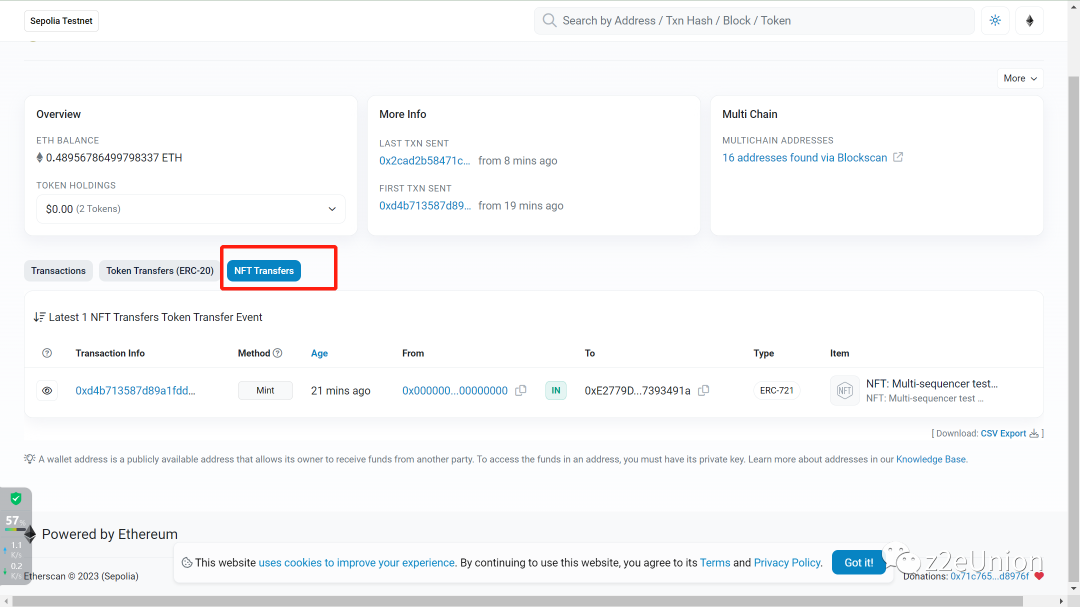 AltLayer测试网OAT徽章