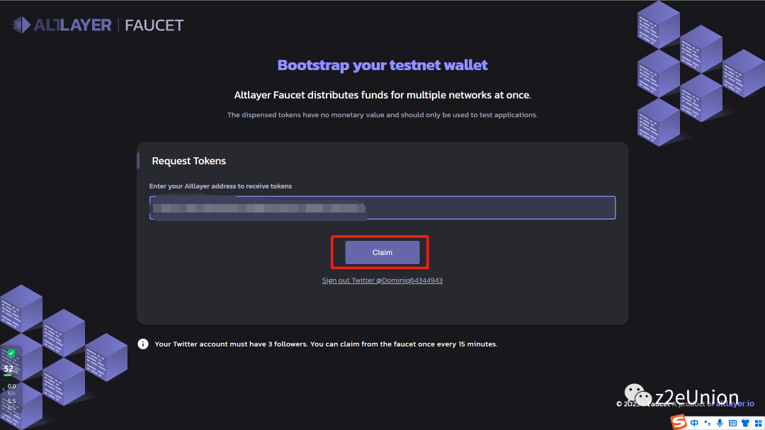 AltLayer测试网OAT徽章