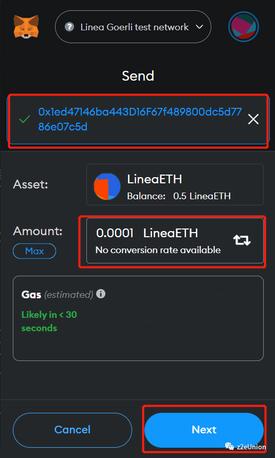Linea第5周奥德赛任务教程