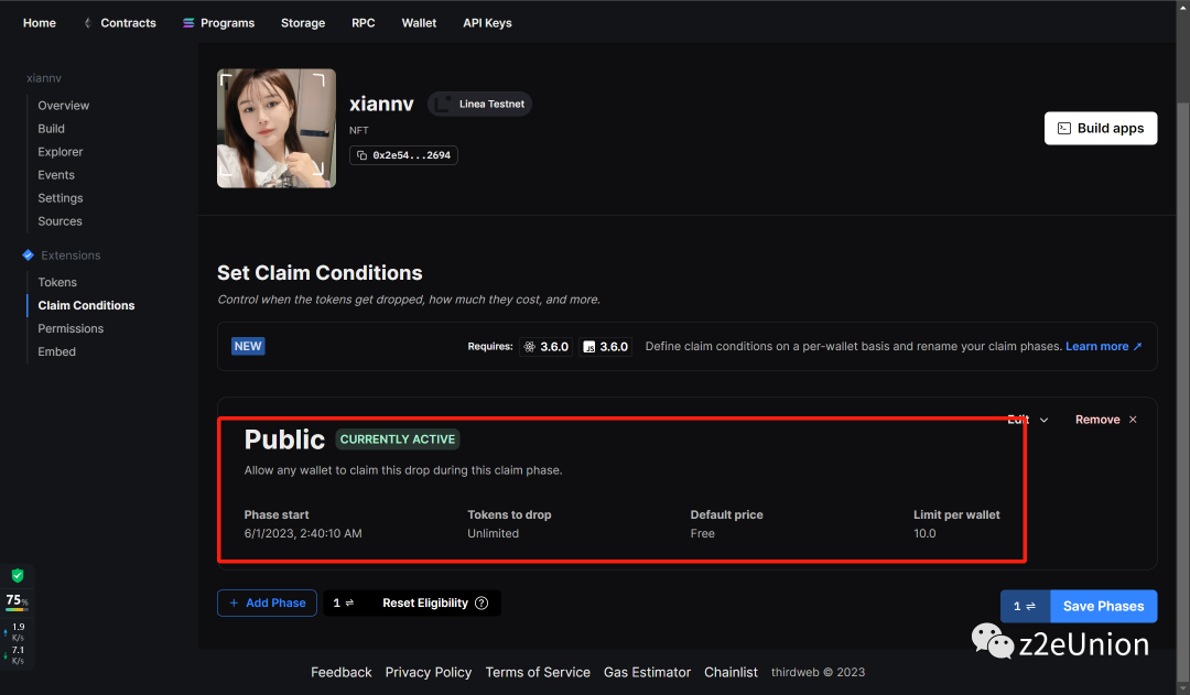 Linea第5周奥德赛任务教程