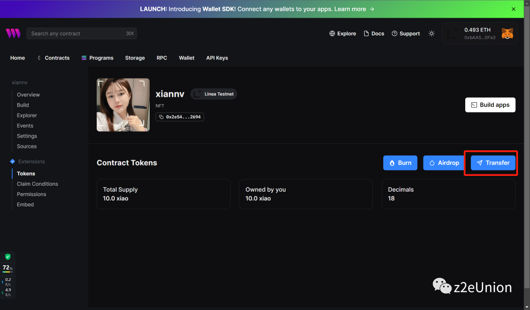 Linea第5周奥德赛任务教程