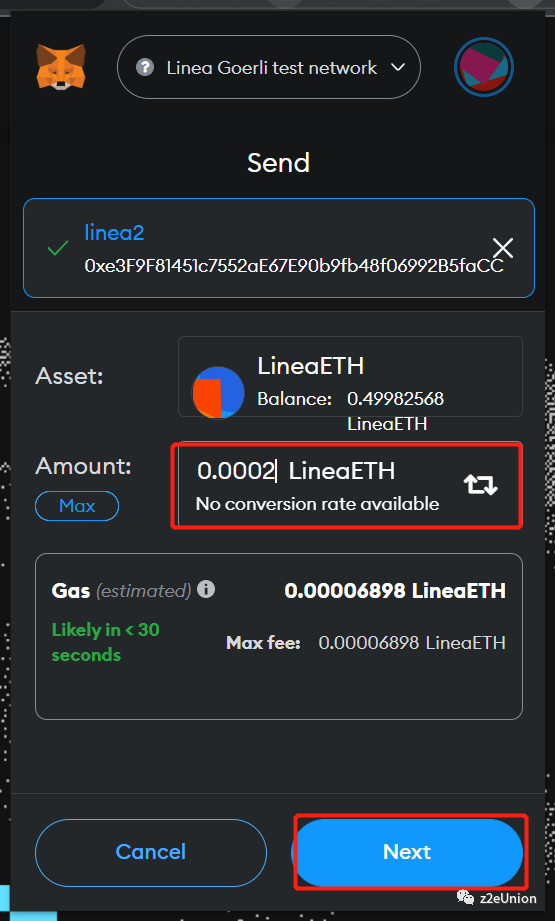 Linea第5周奥德赛任务教程