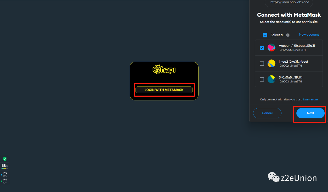 Linea第5周奥德赛任务教程
