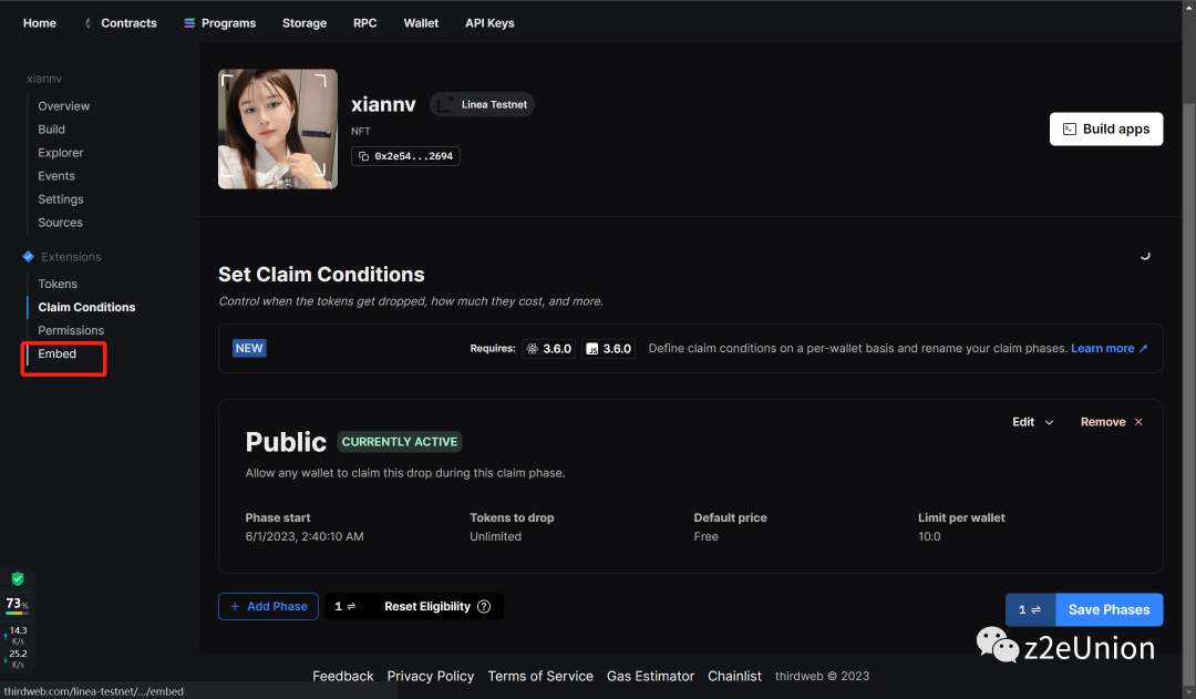 Linea第5周奥德赛任务教程