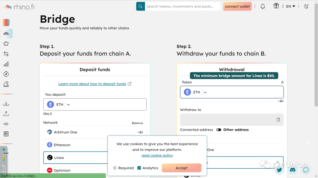 Linea主网交互教程