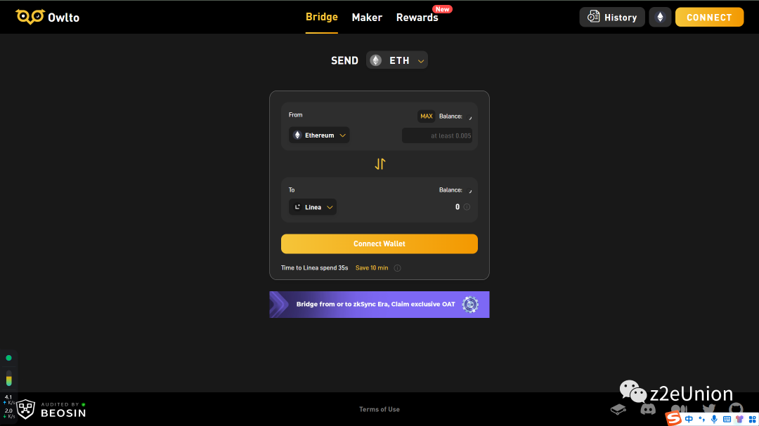 Linea主网交互教程